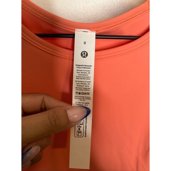 Lululemon Nulux Racerback Run Crop Tank - Picture 3 of 3